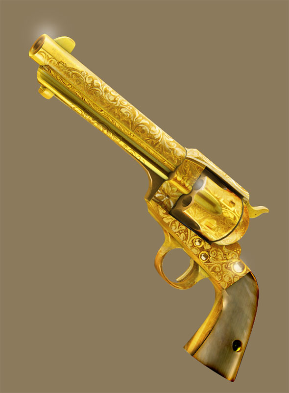 Gold guns. Золотой револьвер. Золотое оружие. Револьвер из золота.