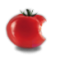 Надкушенный помидор